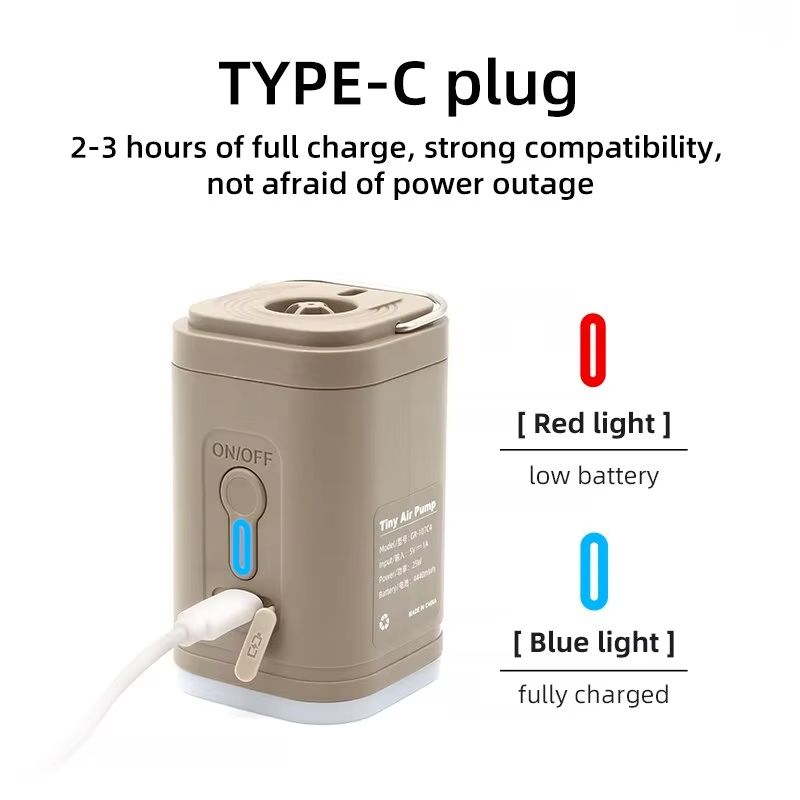 Portable Electric Air Pump  Wireless Inflator And Deflator For Air Beds Boats And Swimming Rings 4