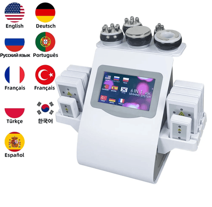 Professional 6 In 1 Cavitation Machine For Body Sculpting And Skin Tightening 1