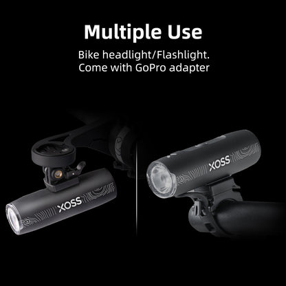 XOSS XL Lm Bike Light Headlight Durable Aluminum Waterproof Rechargeable Bicycle Front Lamp Ultrali 4
