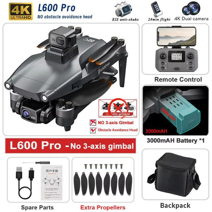 L600 PRO MAX 2025 GPS Drone With 4K Dual Camera  3Axis Gimbal 9