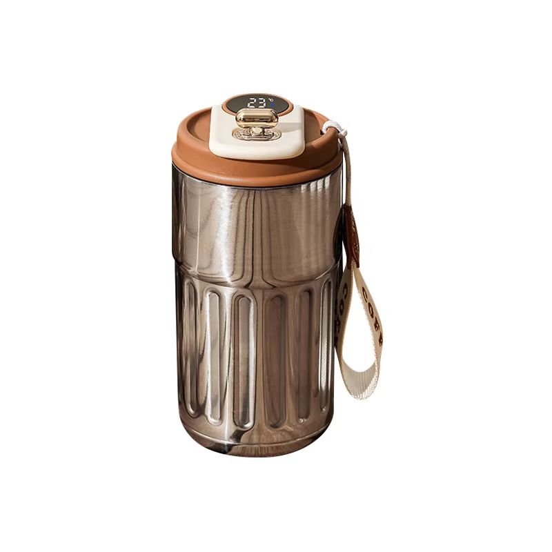 450ml Smart Display Thermos Bottle  Stainless Steel Vacuum Thermal Mug 9