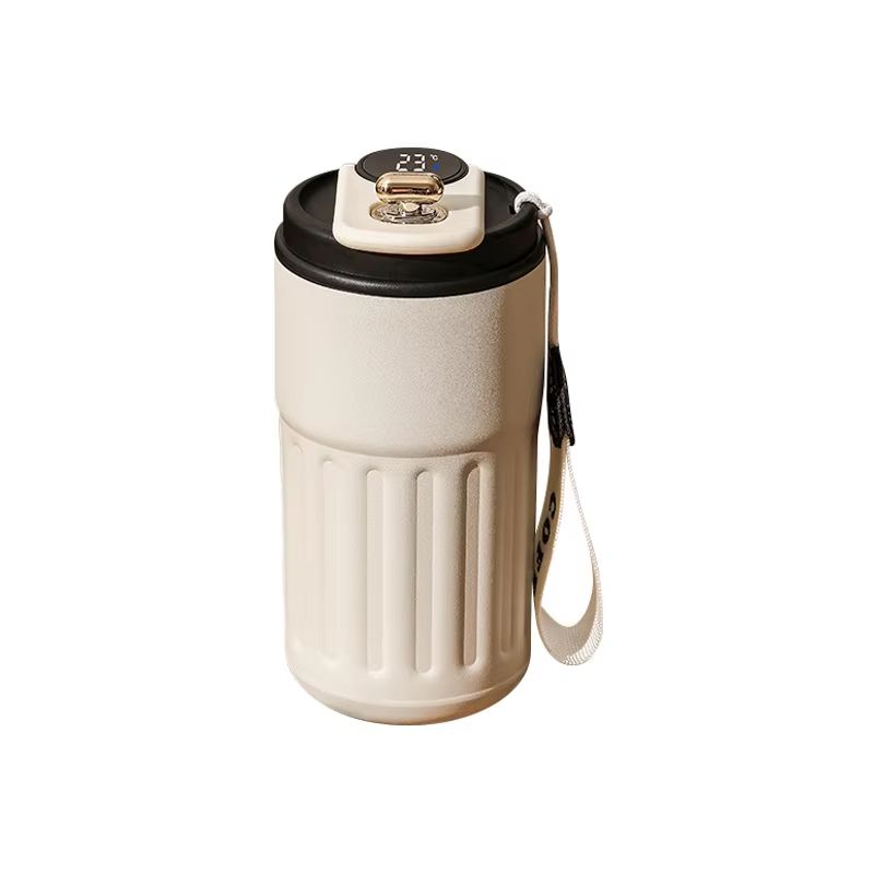 450ml Smart Display Thermos Bottle  Stainless Steel Vacuum Thermal Mug 10