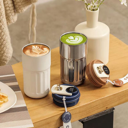 450ml Smart Display Thermos Bottle  Stainless Steel Vacuum Thermal Mug 3