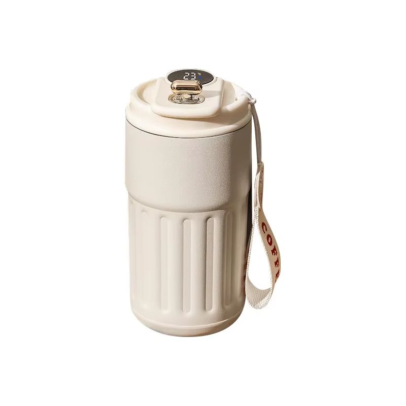 450ml Smart Display Thermos Bottle  Stainless Steel Vacuum Thermal Mug 6