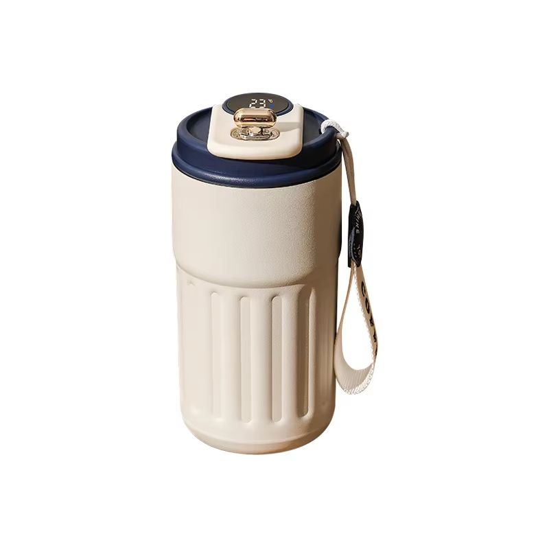 450ml Smart Display Thermos Bottle  Stainless Steel Vacuum Thermal Mug 8