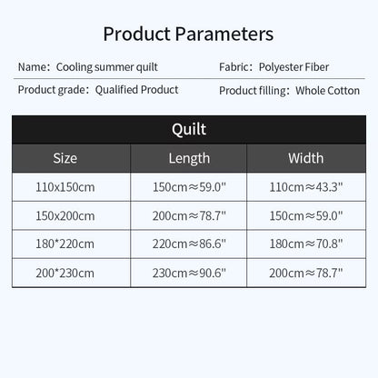 2025 Japanese Polyester Cotton Quilted Summer Quilt  Lightweight  SkinFriendly 5