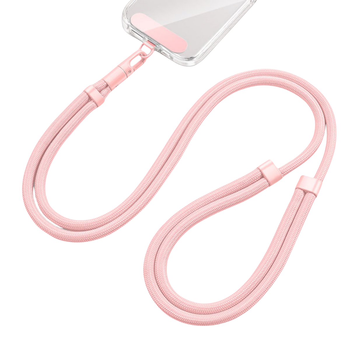 Upgraded Anti-Drop Universal Phone Lanyard with Clip, 360 Rotation Adjustable Neck Strap, Crossbody Holder for All Phone