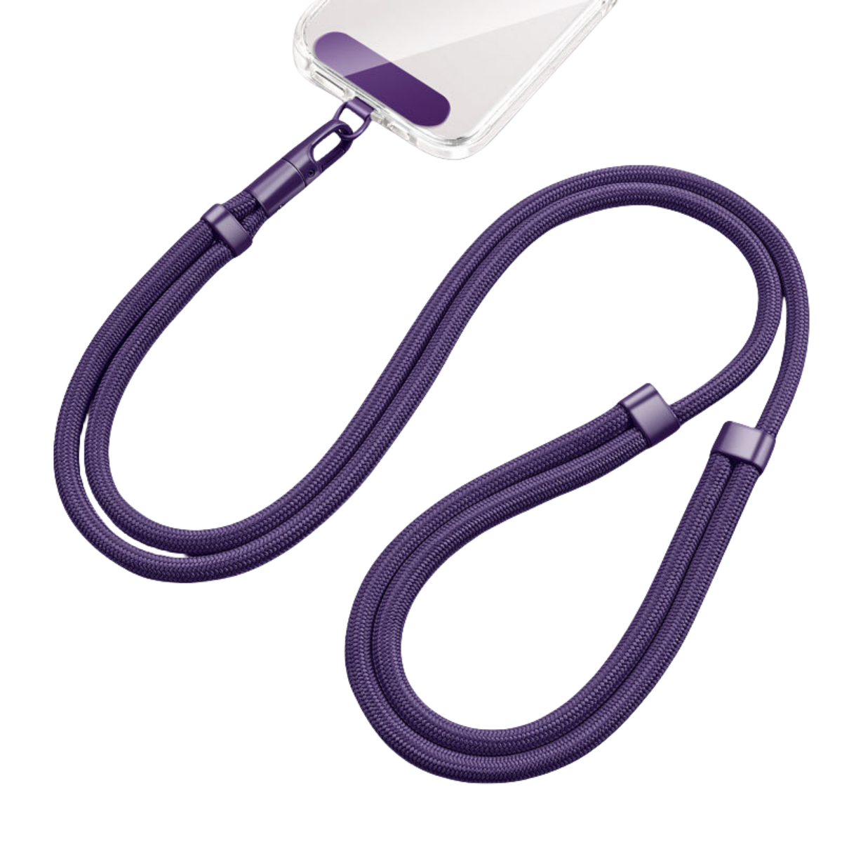 Upgraded Anti-Drop Universal Phone Lanyard with Clip, 360 Rotation Adjustable Neck Strap, Crossbody Holder for All Phone