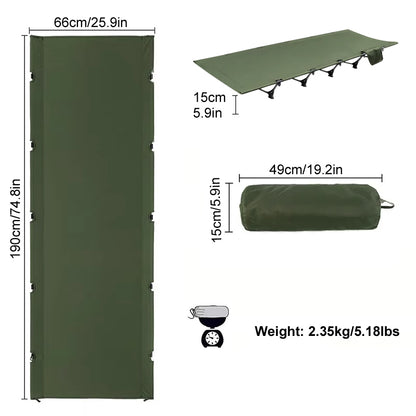 Ultralight Camping Cot Portable Folding Bed  Compact Tent Sleeping Cot For Hiking Travel Backpackin 5