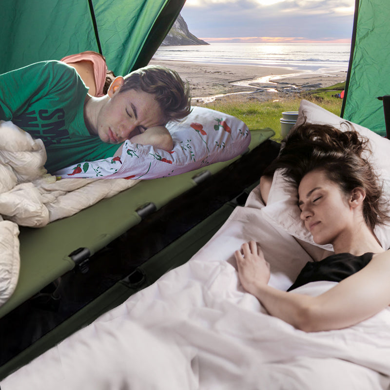 Ultralight Camping Cot Portable Folding Bed  Compact Tent Sleeping Cot For Hiking Travel Backpackin 1