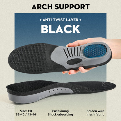 Arch Support Insoles, Gel Silicone Insoles, Orthotic Shoe Insoles, Sports Insoles Shock Absorption Shoe Pad