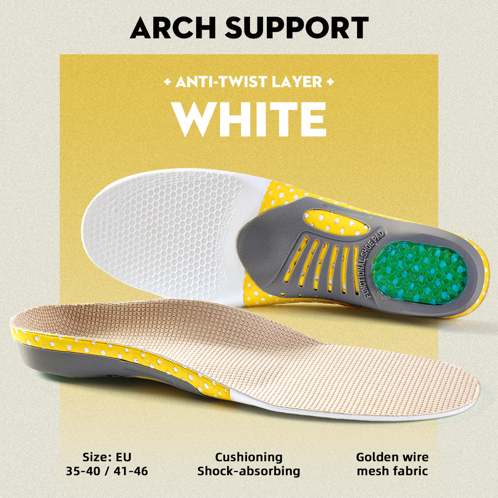 Arch Support Insoles, Gel Silicone Insoles, Orthotic Shoe Insoles, Sports Insoles Shock Absorption Shoe Pad