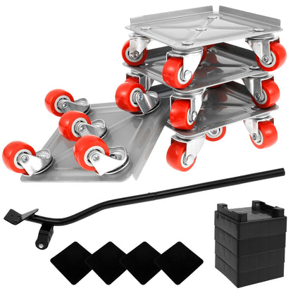 600KG Heavy Duty Furniture Lifter Mover, Labor-Saving Slider Roller Dolly for Easy Transpor