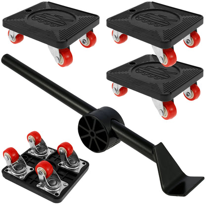 600KG Heavy Duty Furniture Lifter Mover, Labor-Saving Slider Roller Dolly for Easy Transpor