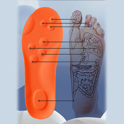 Latex Sport Insoles Soft High Elasticity Shoe Pads Orthotic Breathable Deodorant Shock Absorption C 2