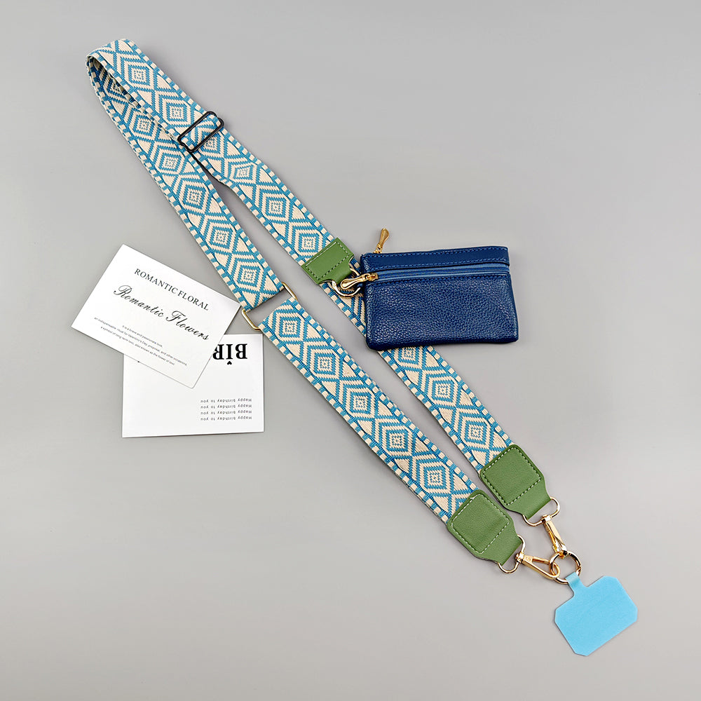 Crossbody Mobile Phone Lanyard Strap Adjustable, Anti Lost Phone Case Pendant, Zipper Wallet Card Coin Purse