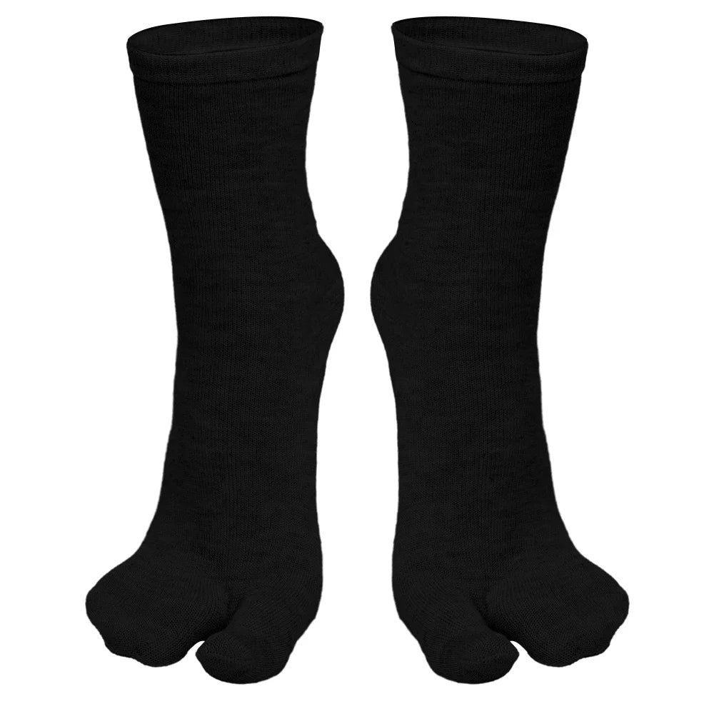 Fashion Japanese Style Tabi Toe Socks For Men Women Summer Fiber TwoFinger Socks Kimono  Flip Flop