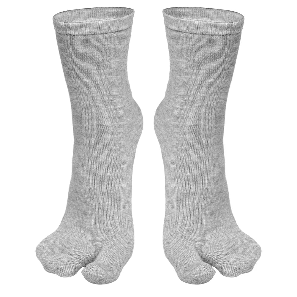Fashion Japanese Style Tabi Toe Socks For Men Women Summer Fiber TwoFinger Socks Kimono  Flip Flop