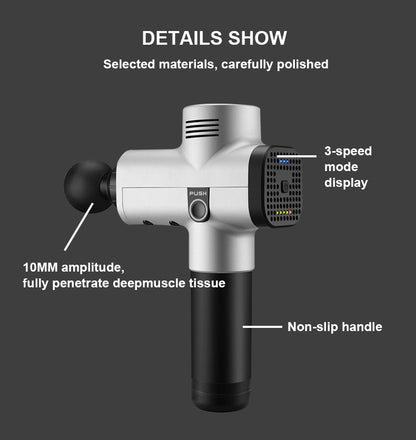 Phoenix A2 Massage Gun, Deep Tissue Percussion Massager for Muscle Relaxation, Portable Handheld Fascia Gun with Dynamic