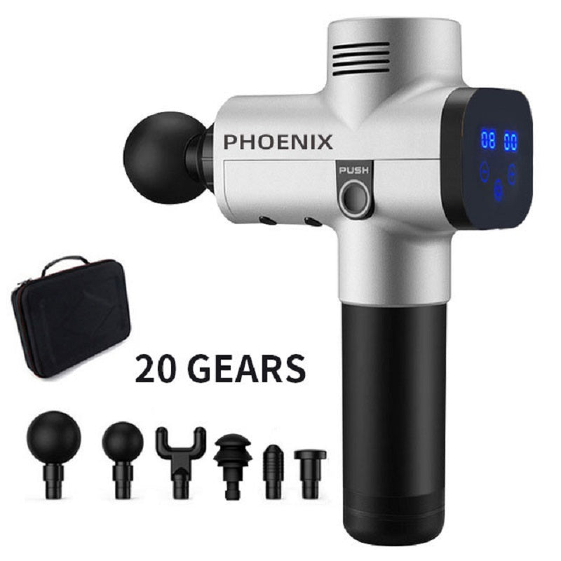 Phoenix A2 Massage Gun, Deep Tissue Percussion Massager for Muscle Relaxation, Portable Handheld Fascia Gun with Dynamic