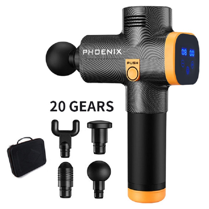 Phoenix A2 Massage Gun, Deep Tissue Percussion Massager for Muscle Relaxation, Portable Handheld Fascia Gun with Dynamic