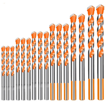 Professional 16PCS Tungsten Carbide Masonry Drill Bit Set Heavy Duty Drill Bits For Metal Steel Til 4