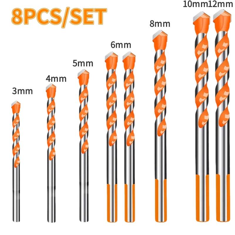 Professional 16PCS Tungsten Carbide Masonry Drill Bit Set Heavy Duty Drill Bits For Metal Steel Til 5