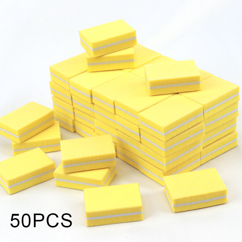 Mini Nail Files Double-sided Blocks, Colorful Sponge Nail Buffers, Polishing Nail Art Tools for Manicure