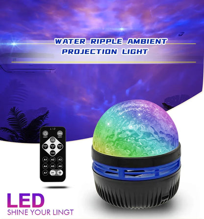 LED Galaxy Projector Light with Remote Control, 3-in-1 Aurora, Stars, and Nebula Night Light for Bedroom Decoration,