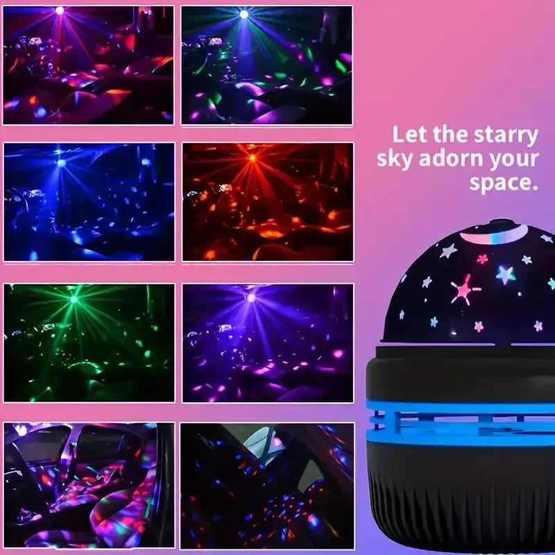 LED Galaxy Projector Light with Remote Control, 3-in-1 Aurora, Stars, and Nebula Night Light for Bedroom Decoration,