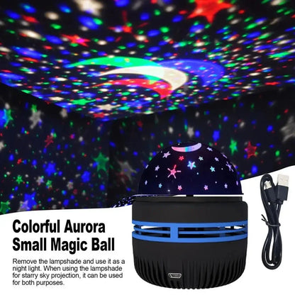 LED Galaxy Projector Light with Remote Control, 3-in-1 Aurora, Stars, and Nebula Night Light for Bedroom Decoration,