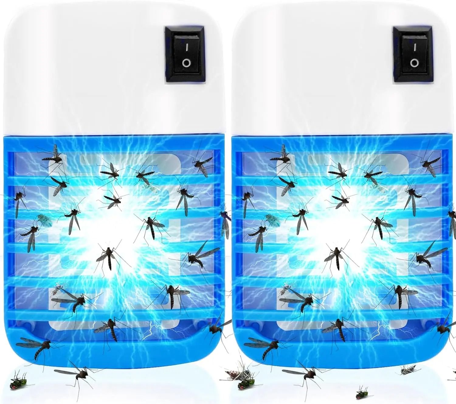 Electric Indoor Bug Zapper LED Lamp Plug In Insect Trap