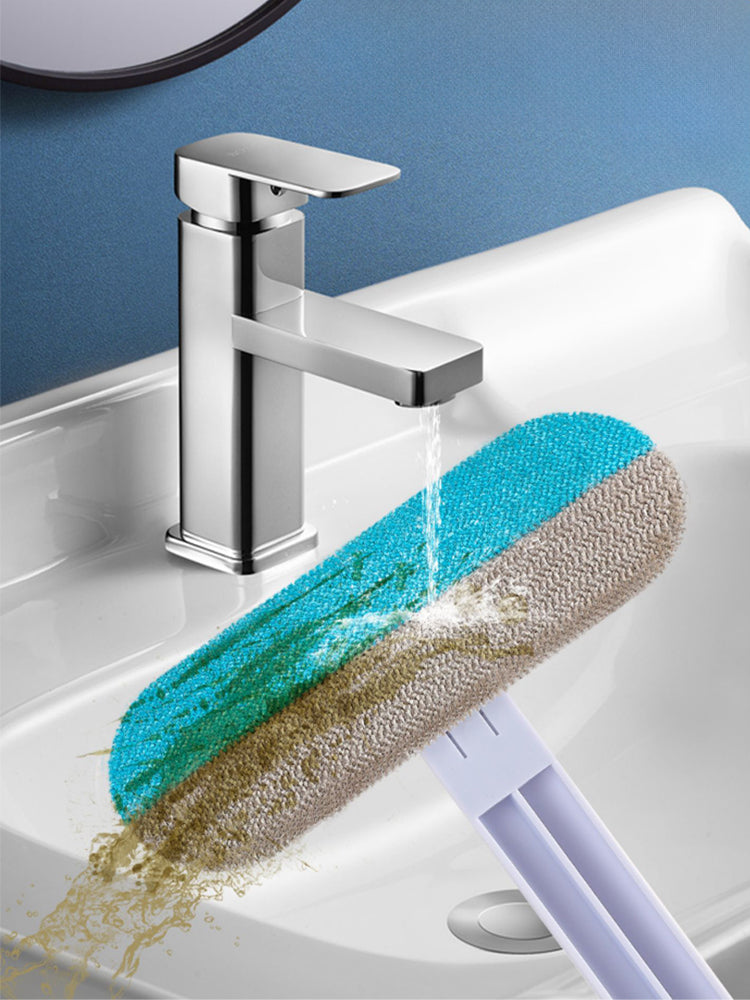 Long Handle Multifunctional Pet Hair Remover Brush, Cat Dog Fur Cleaner & Manual Window Cleaning Brush Tool