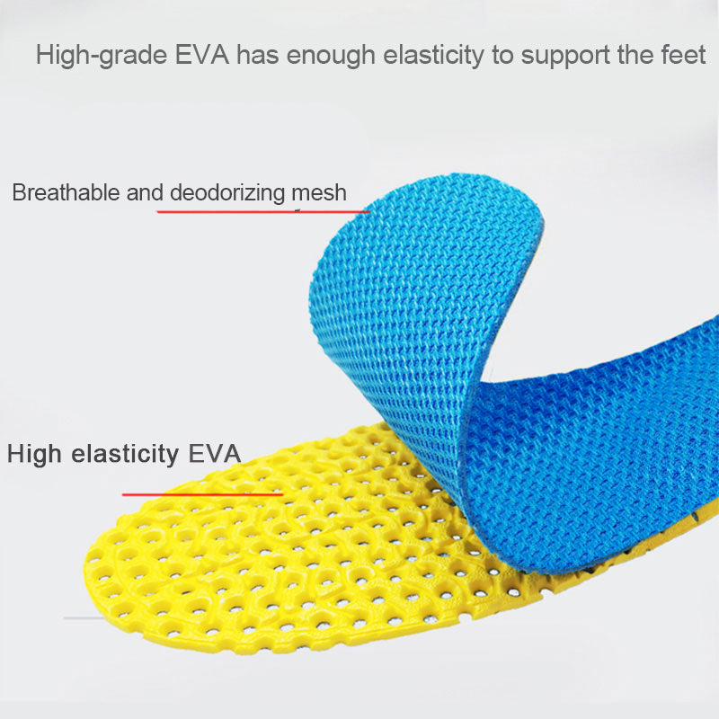 Memory Foam Insoles, Cushion Running Insoles, Breathable Sole Mesh, Orthopedic Insoles for Men, Women, Deodorant