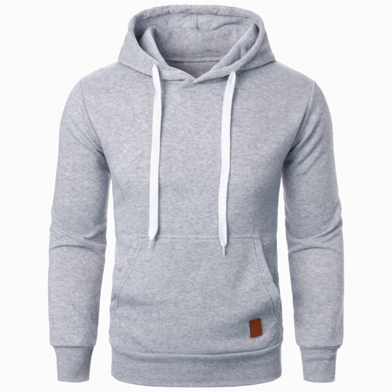 Mens Casual Hooded Pullover Lightweight Streetwear Sweatshirt With Drawstring Hood  Collar 3