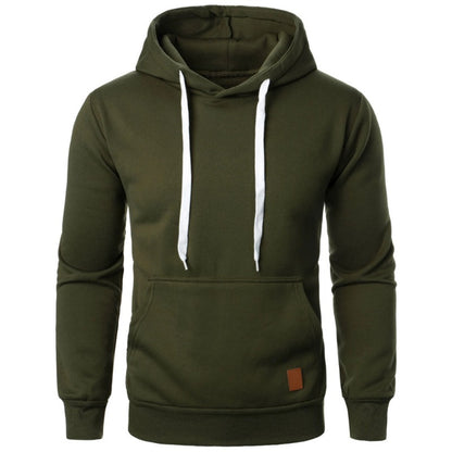 Mens Casual Hooded Pullover Lightweight Streetwear Sweatshirt With Drawstring Hood  Collar 6