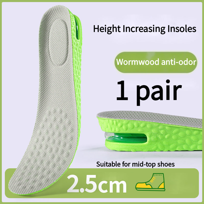 Air Cushion Height Increase Insoles Breathable Sweat And AntiOdour Insole Shock Absorbing Insole Fo 7