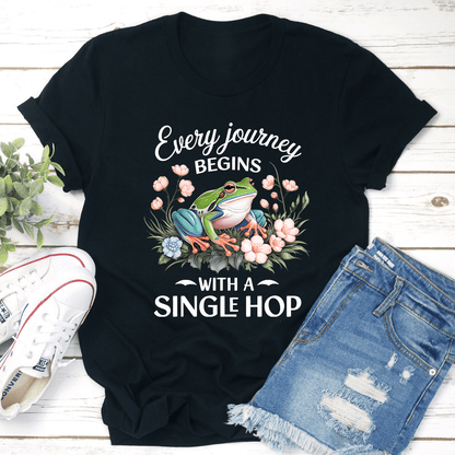 Every Journey Begins With A Single Shop Tee 1