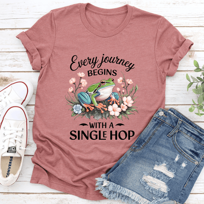 Every Journey Begins With A Single Shop Tee