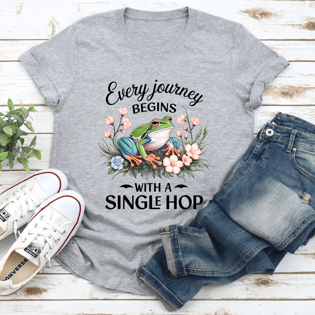Every Journey Begins With A Single Shop Tee 3