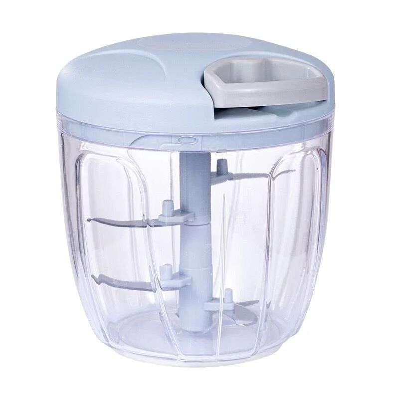 Manual Meat And Vegetable Chopper Garlic Press Crusher 500ml 900ml 11