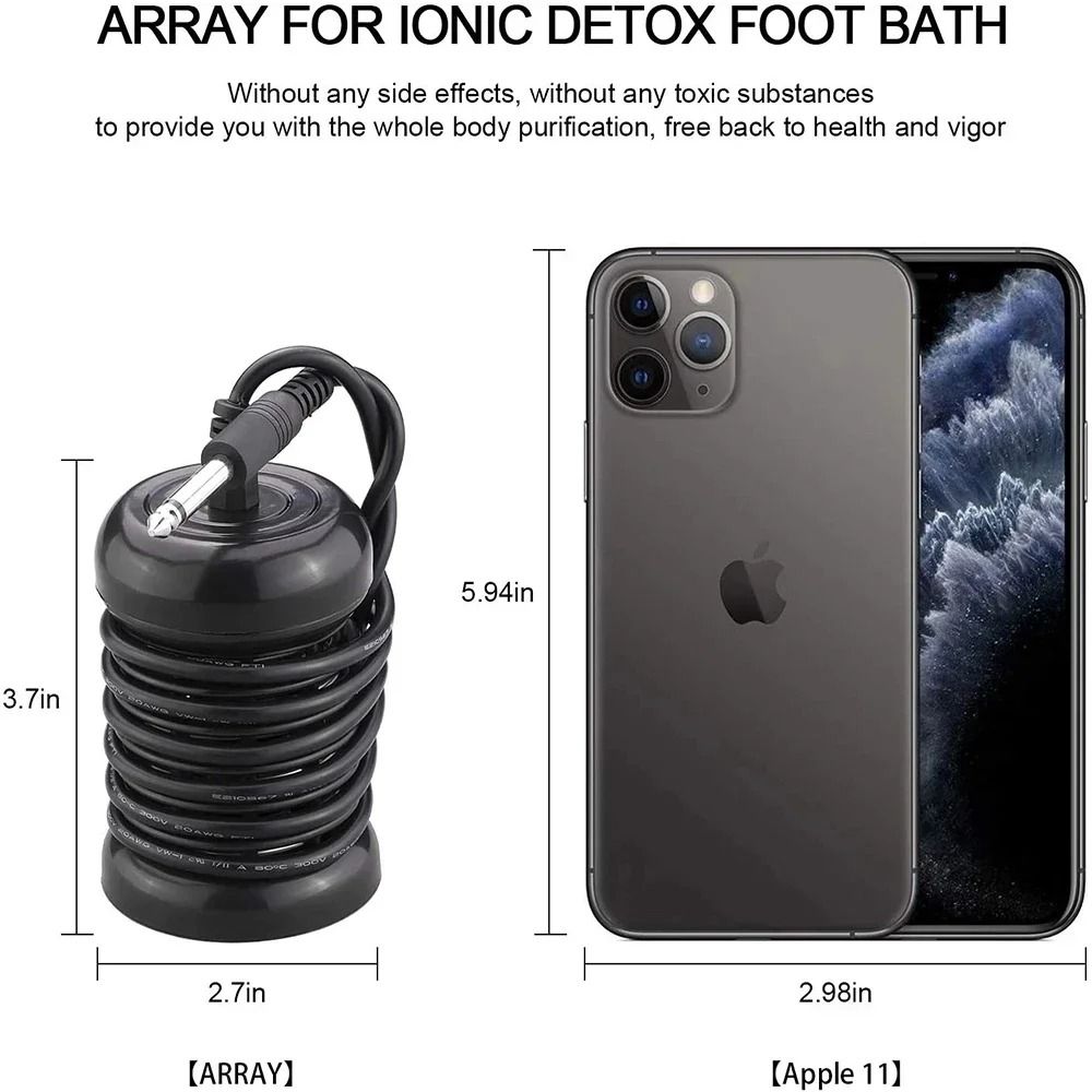 Detox Ionic Foot Spa Bath Machine With Massage And Ion Detox Therapy 2