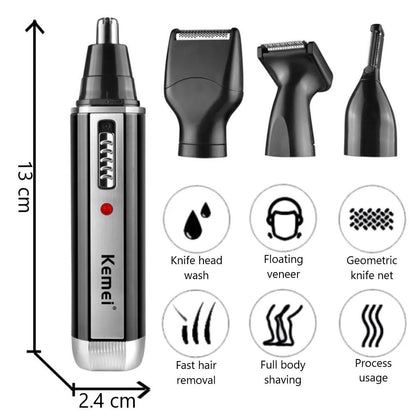 4 In 1 Rechargeable Nose Ear And Beard Hair Trimmer For Men 2