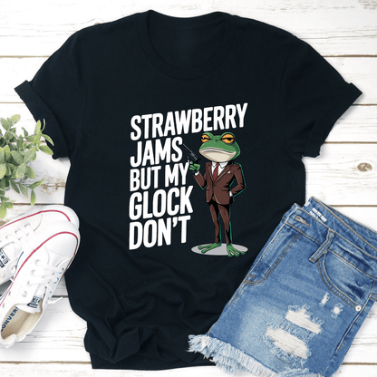 Strawberry Jams But My Glock Don't Tee