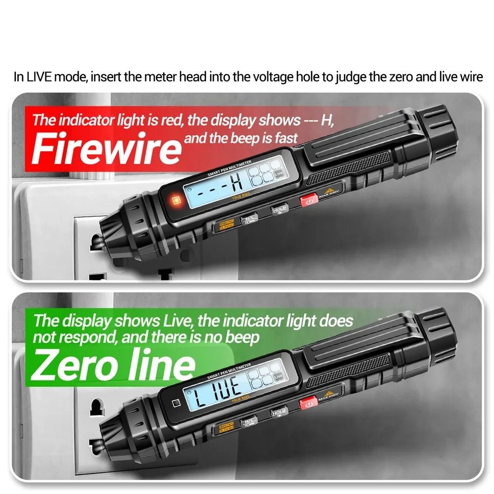Compact Pen Style Digital Multimeter With 4000 Counts 1