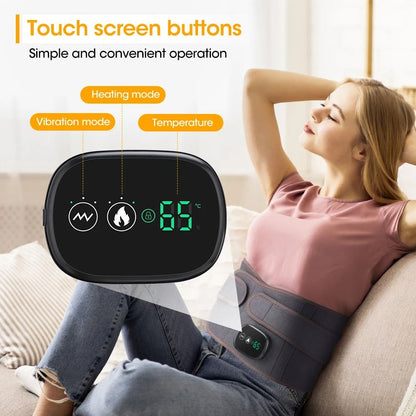 Electric Heating Waist Massager Belt With Vibration And Hot Compress 3 Gear Adjustment 6