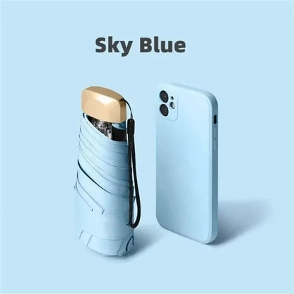 Mini Folding Pocket Umbrella With UV Protection And Wind Resistance 7