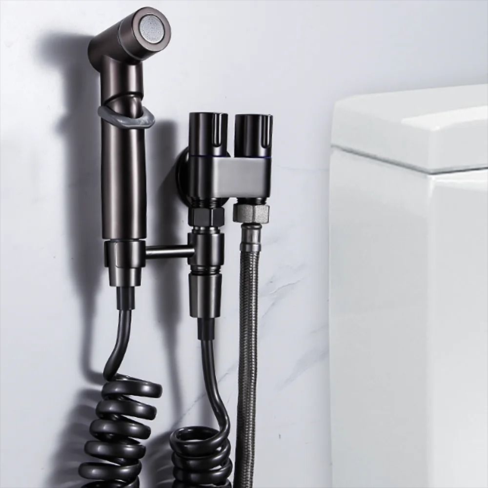 Handheld Toilet Bidet Sprayer Set With Adjustable Pressure And Dual Spray Modes 1