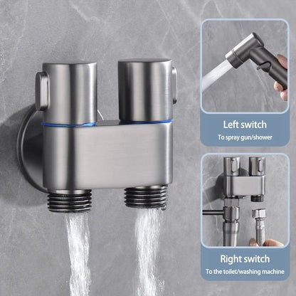 Handheld Toilet Bidet Sprayer Set With Adjustable Pressure And Dual Spray Modes 3