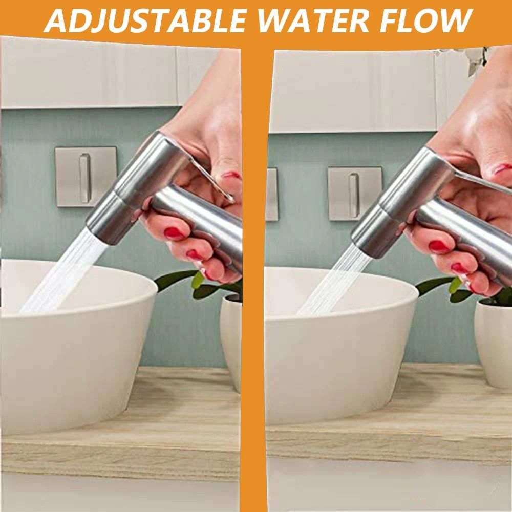 Stainless Steel Handheld Bidet Sprayer Kit For Bathroom With SelfCleaning Shower Head 4